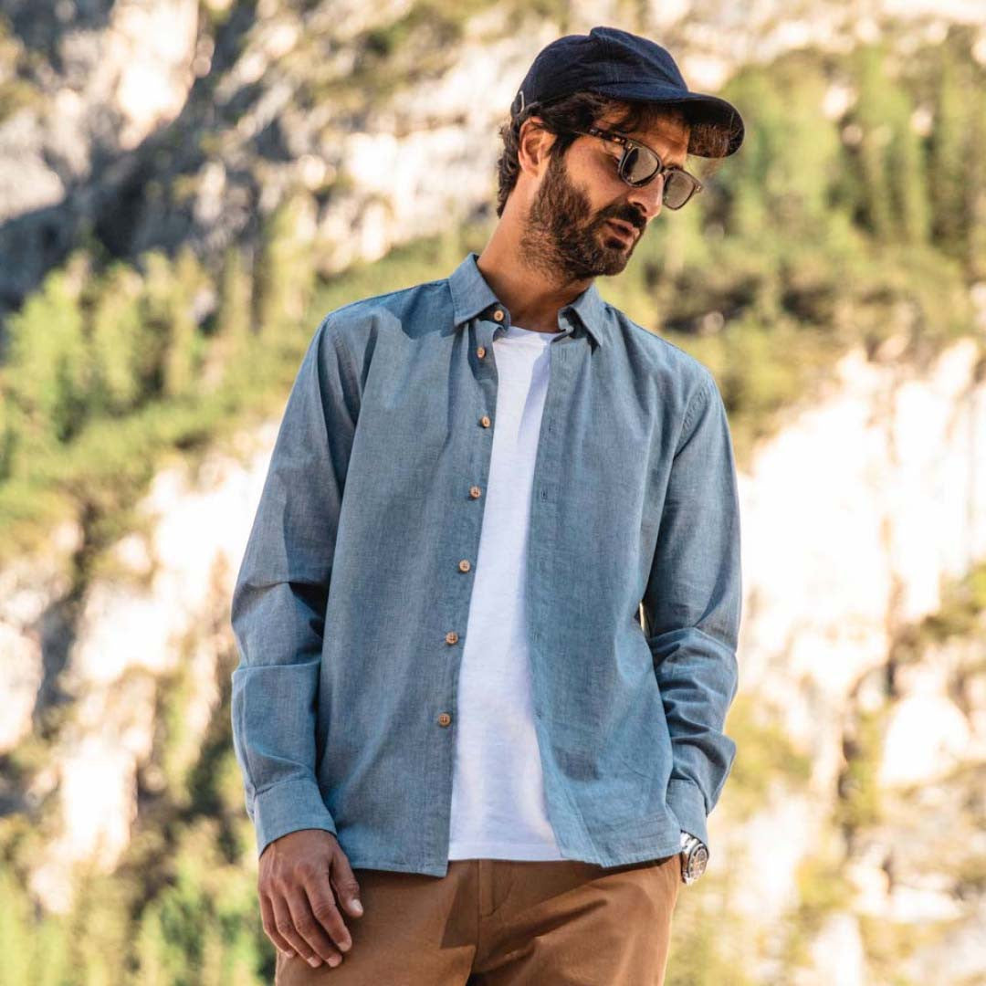 Chemise Albiate indigo