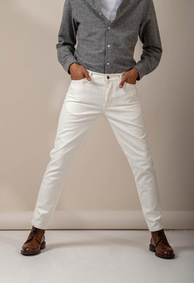 Pantalon Archie ecru