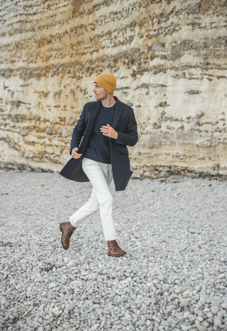 Manteau Leon bleu