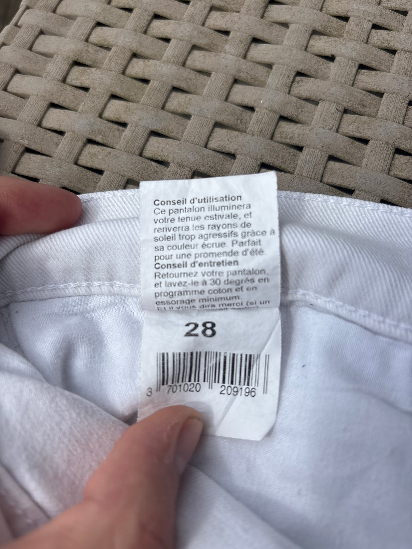 Pantalon Archie ecru
