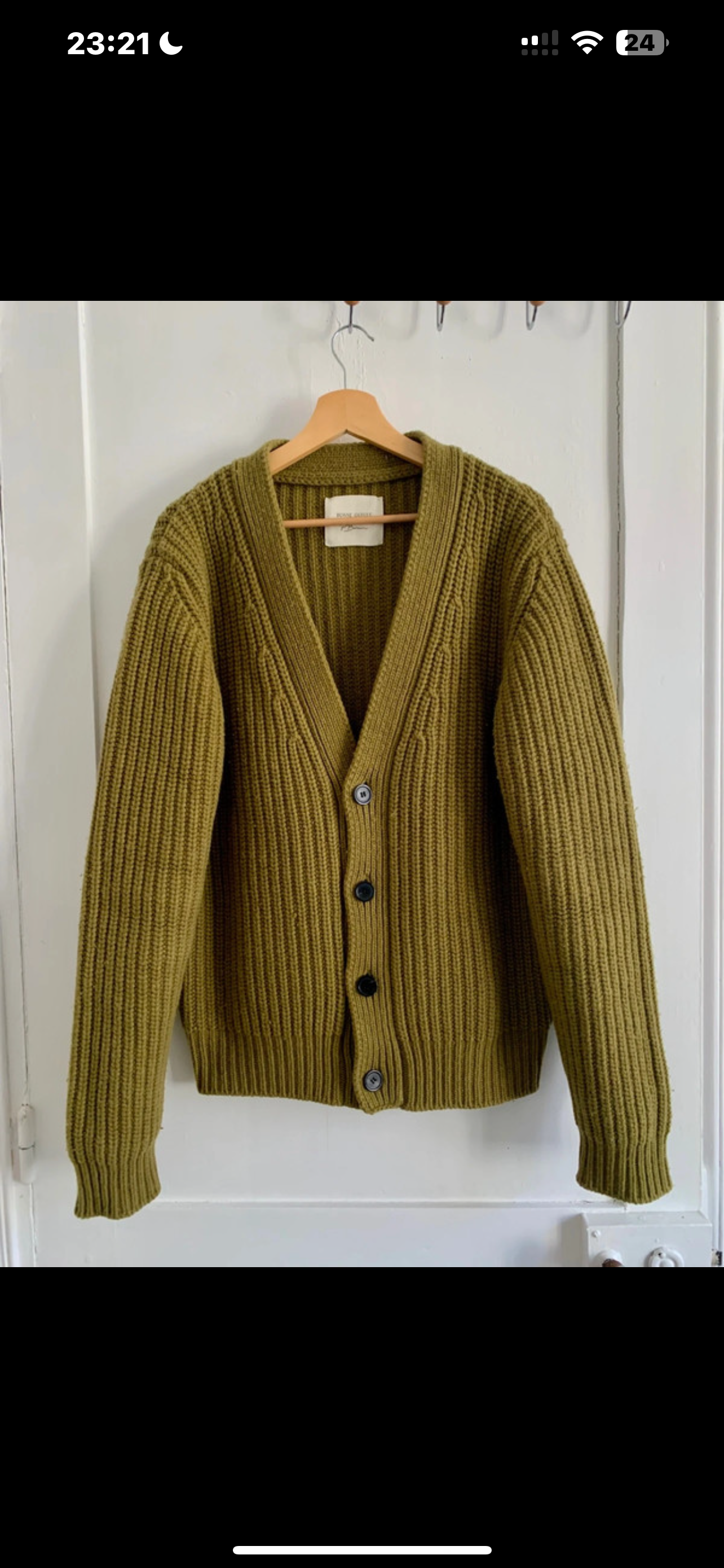 Cardigan Vicenza lichen