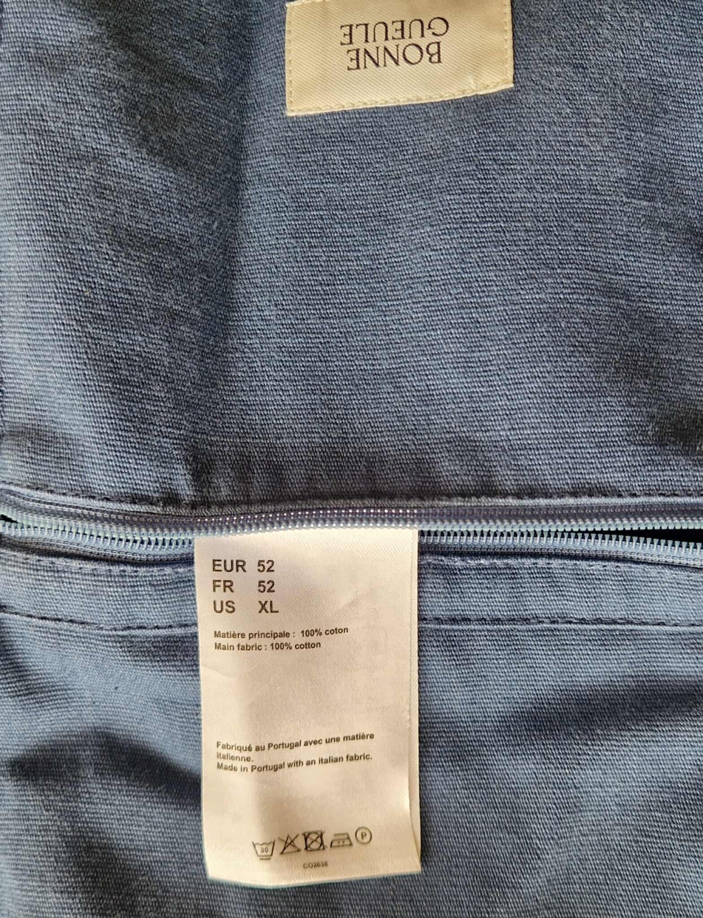 Veste Kamikoshi bleue orage