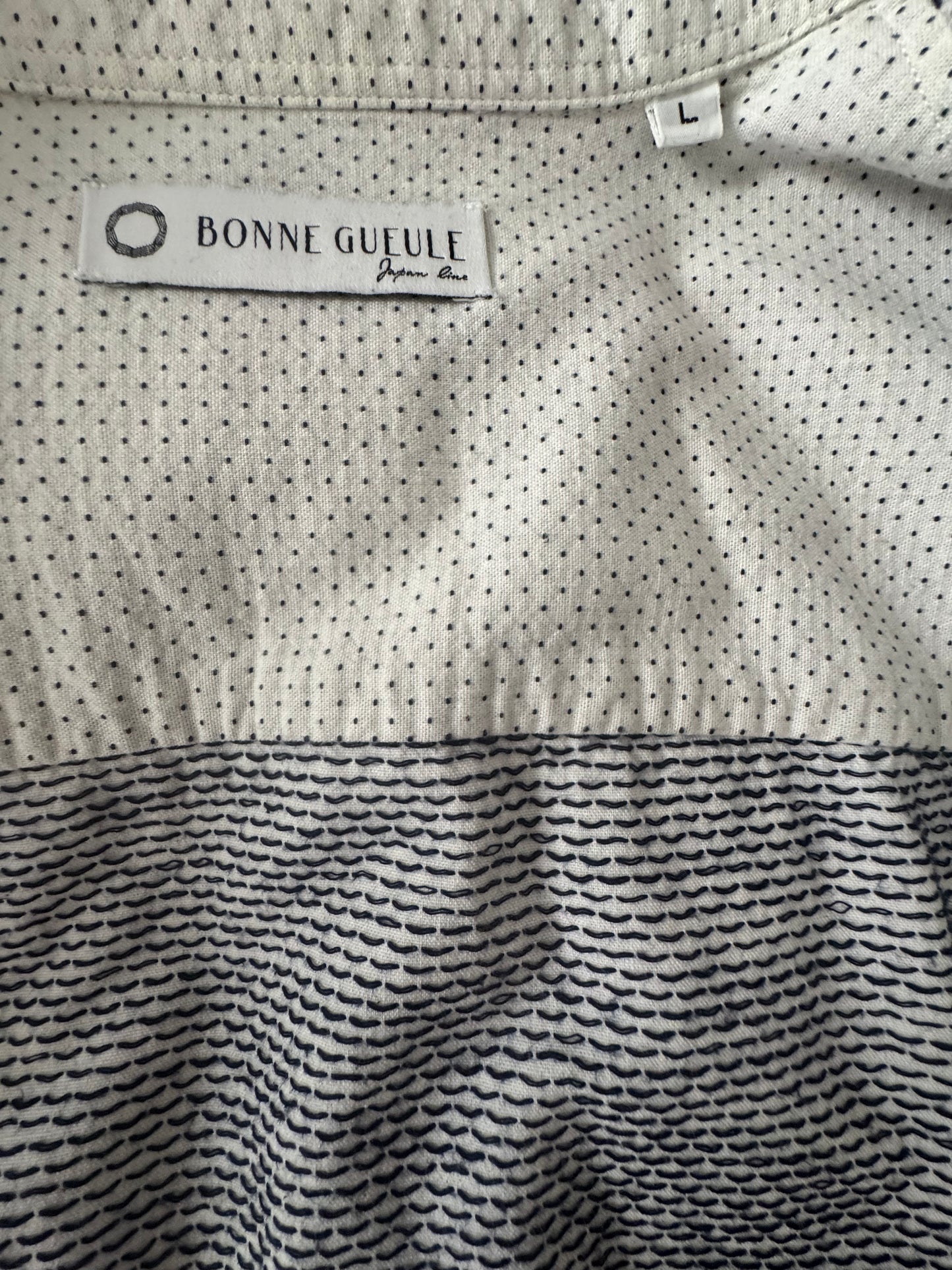 Chemise à pois tissés Kuwamura - Japan Line - Taille L