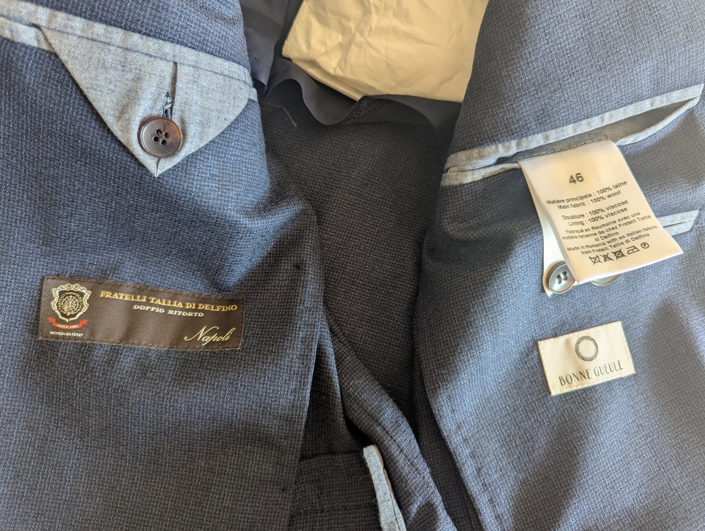 Veste Chris bleue