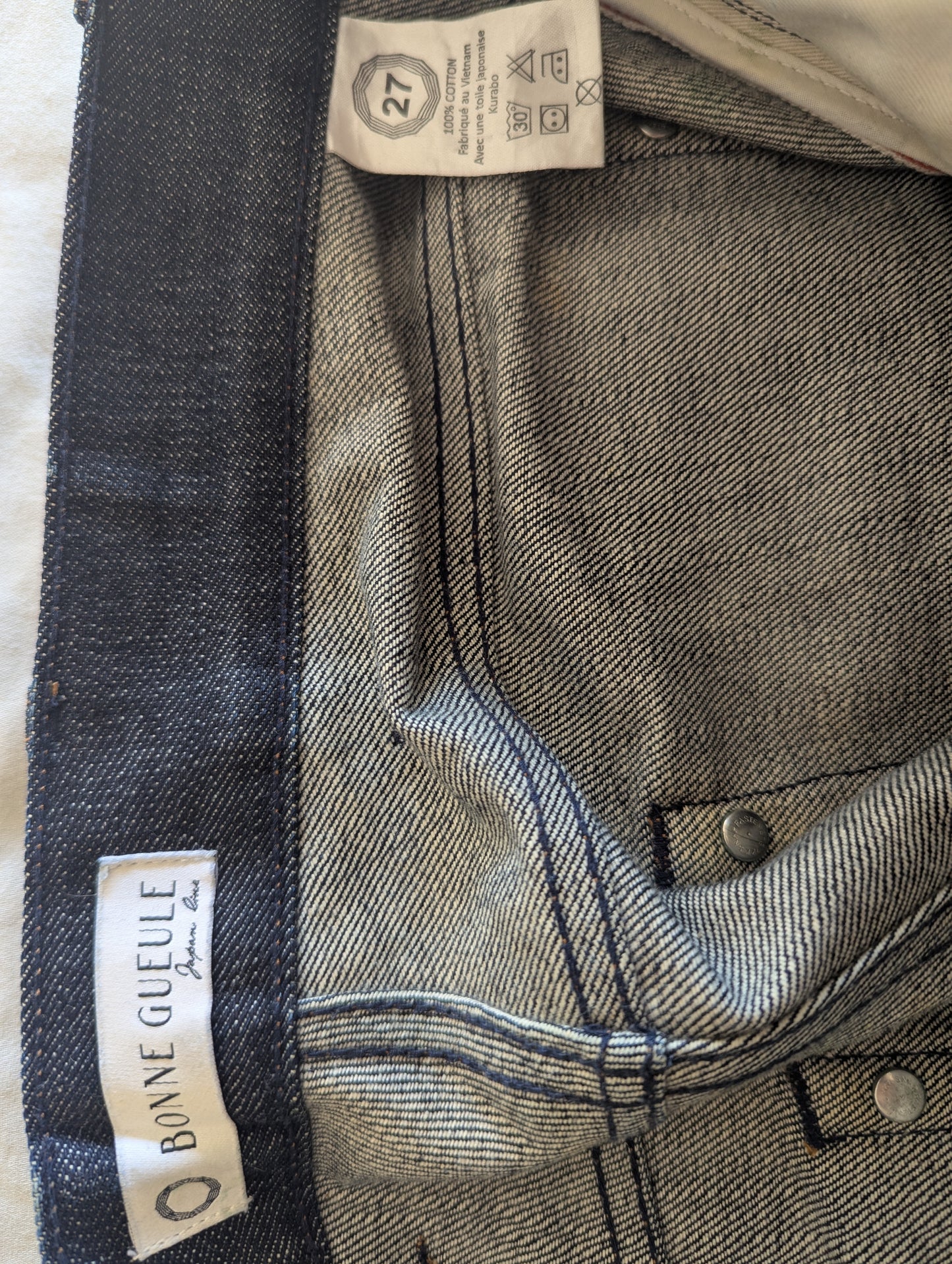 Jean Brut Kurabo Selvedge