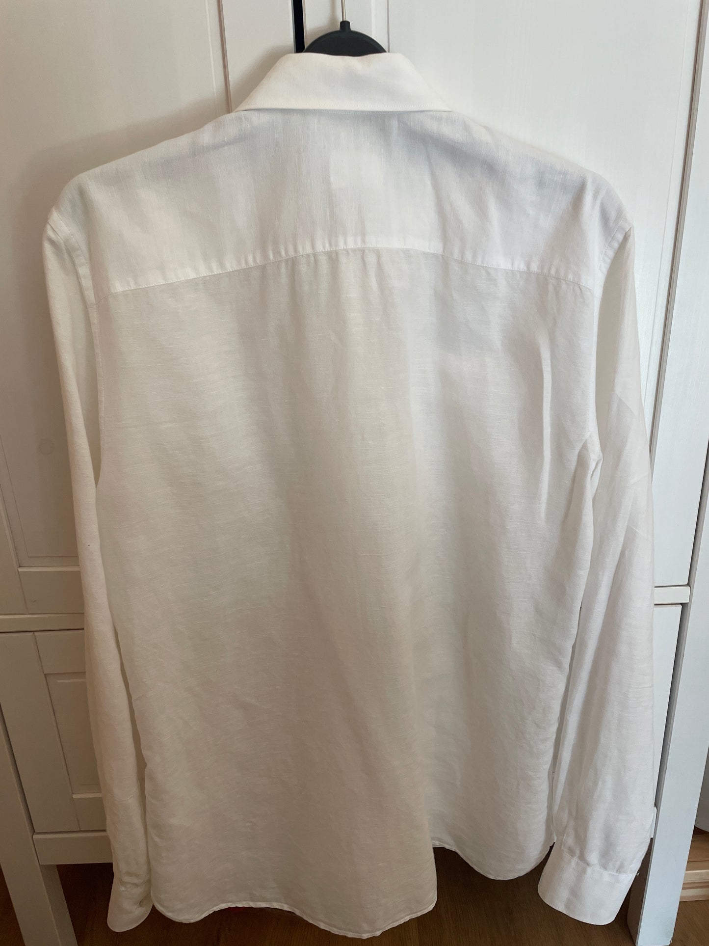 Chemise blanche coton lin