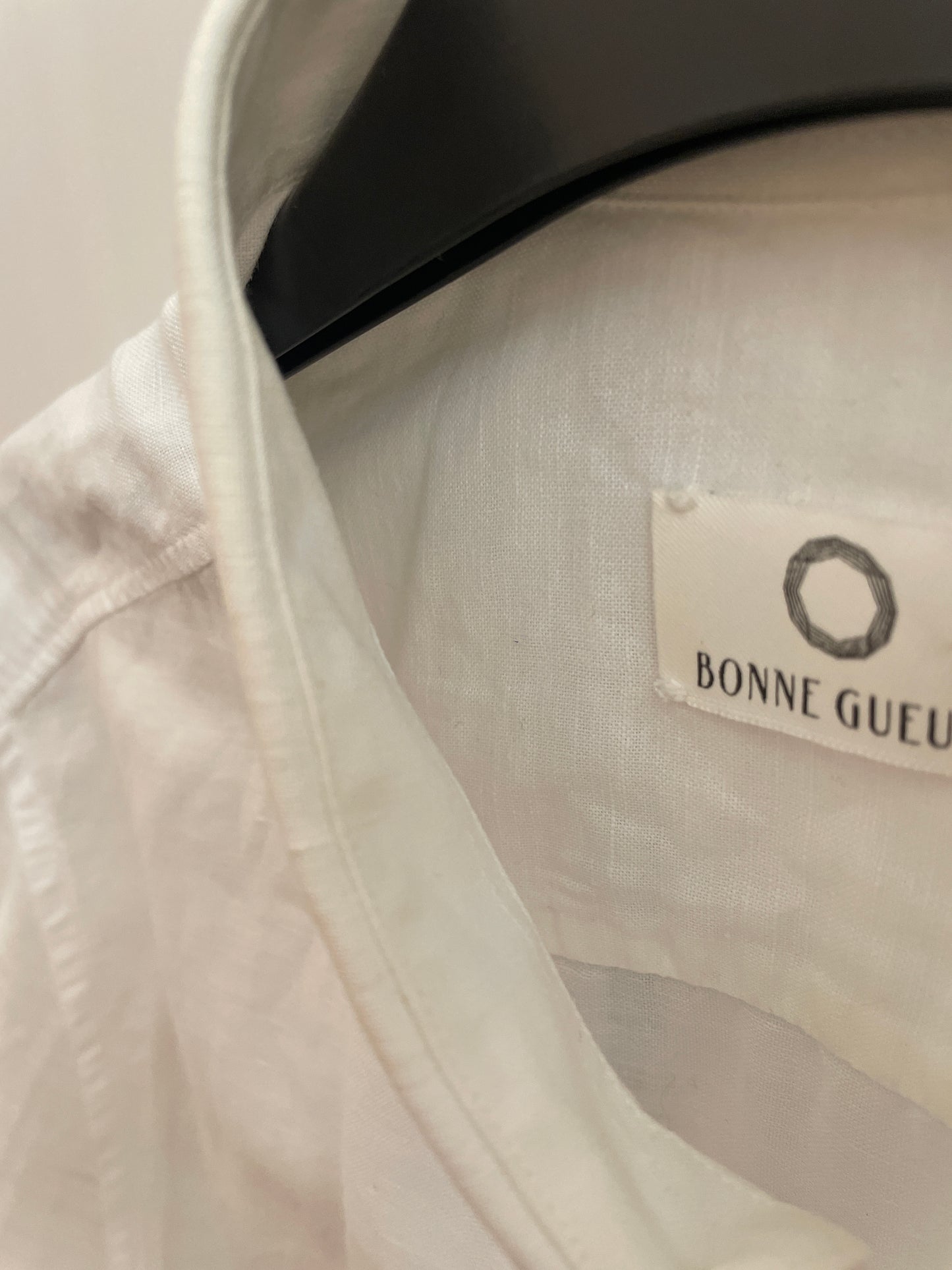 Chemise blanche coton lin