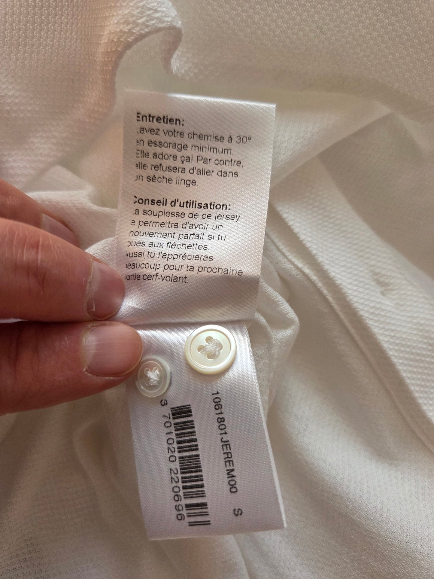 Chemise Jerem blanche - S