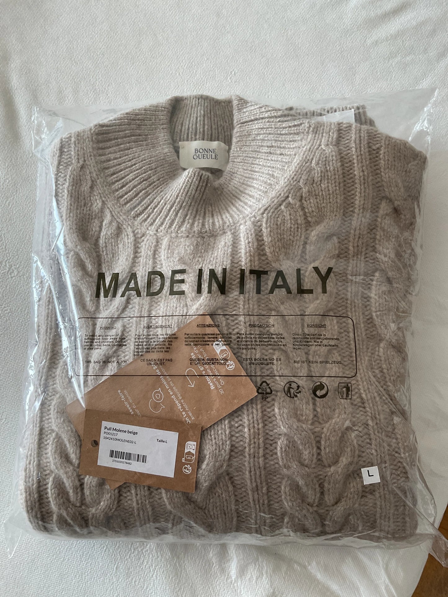 Pull Molene beige