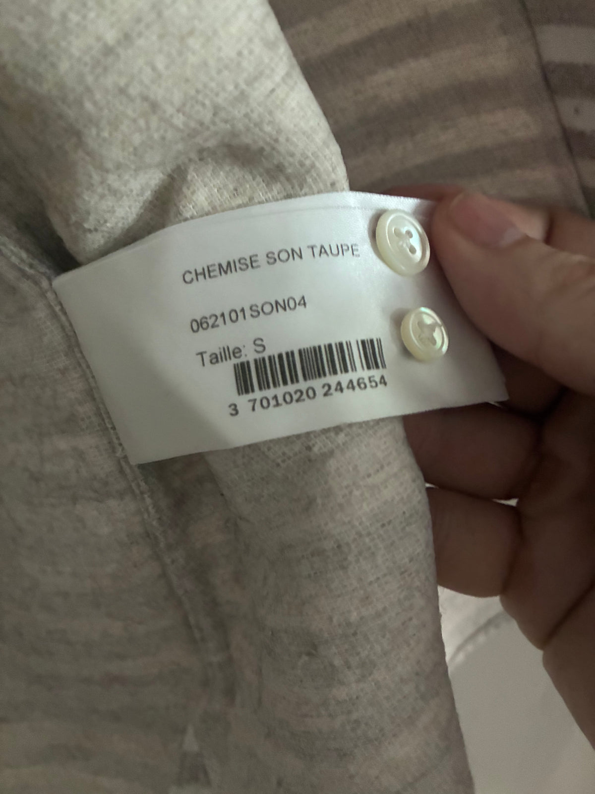 Chemise Son taupe