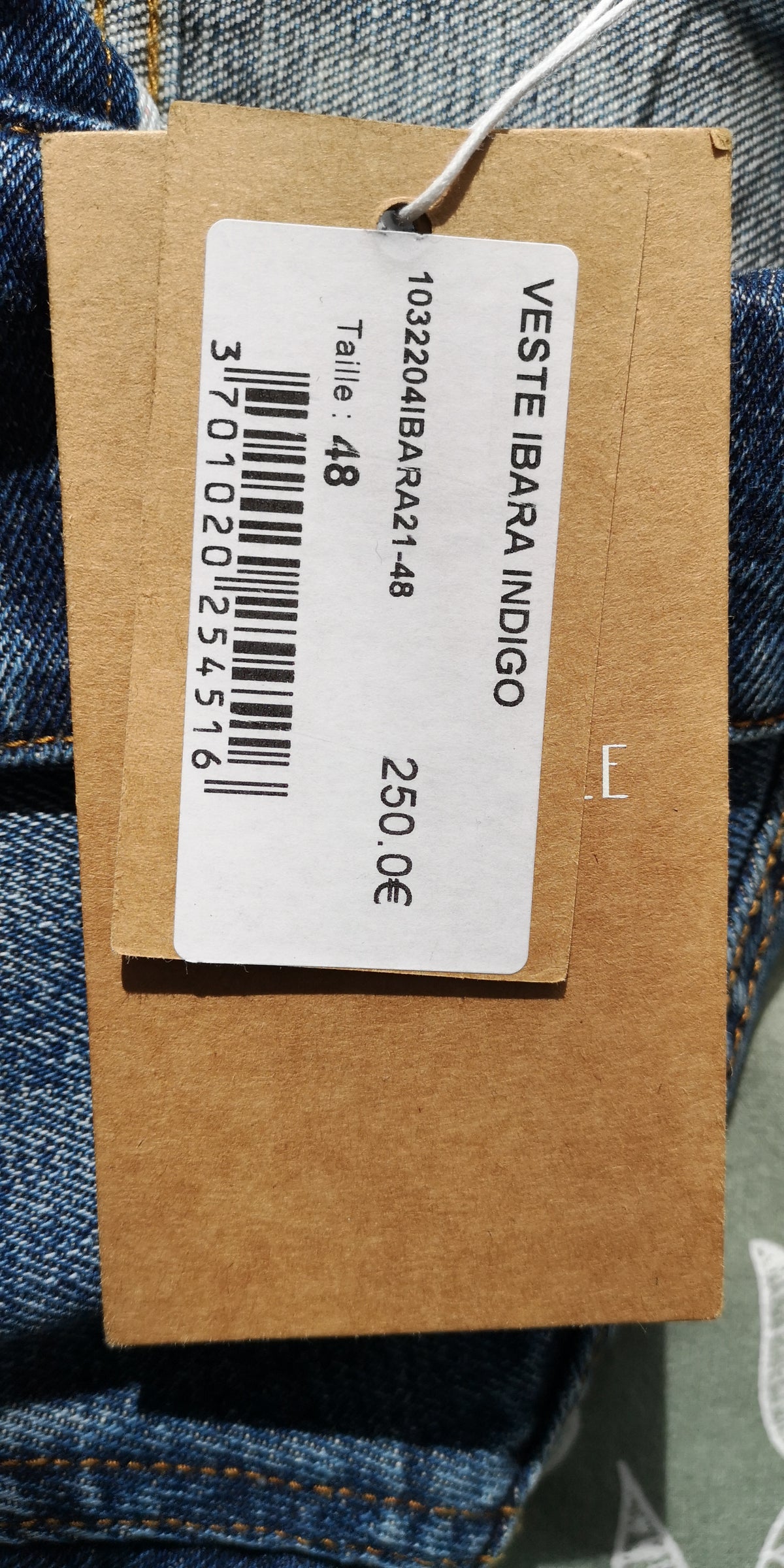 Veste Ibara indigo