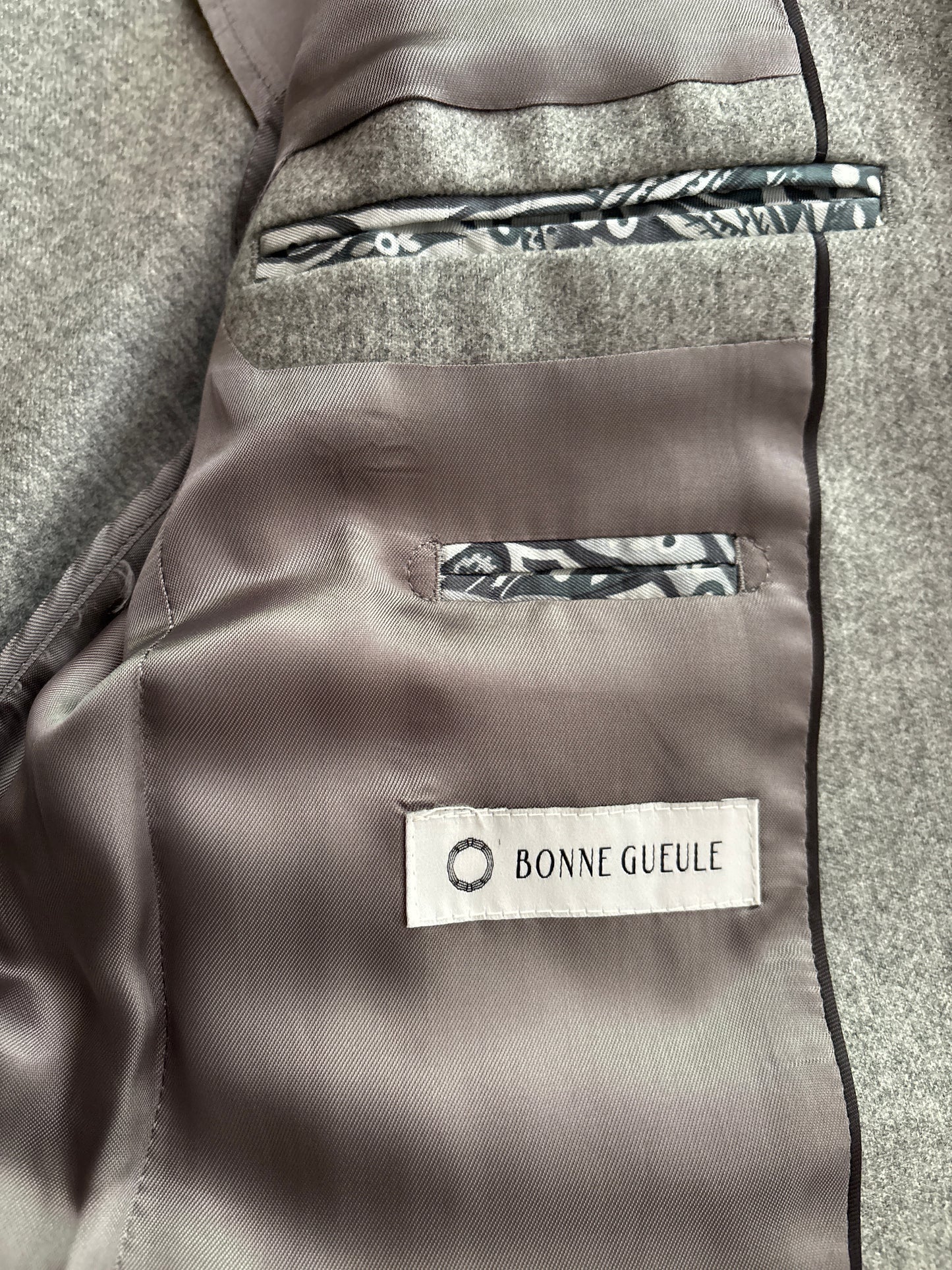 Veste en flanelle grise