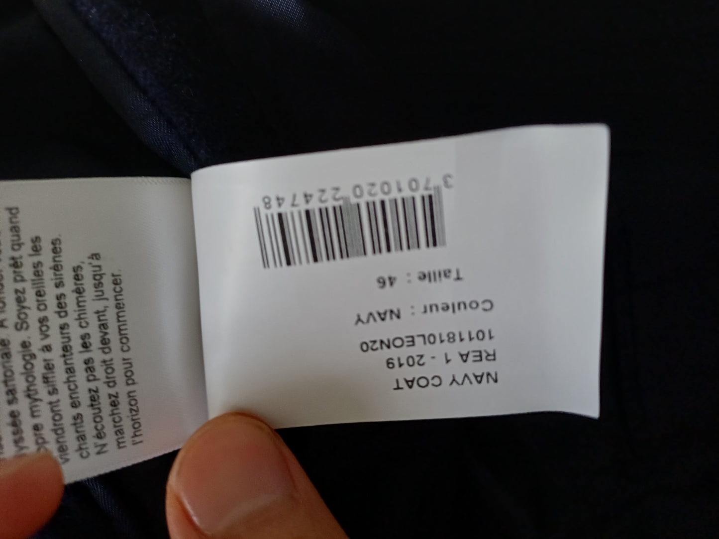 Manteau Leon bleu