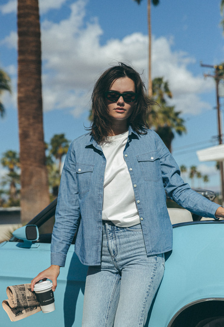 Chemise Abbiza indigo