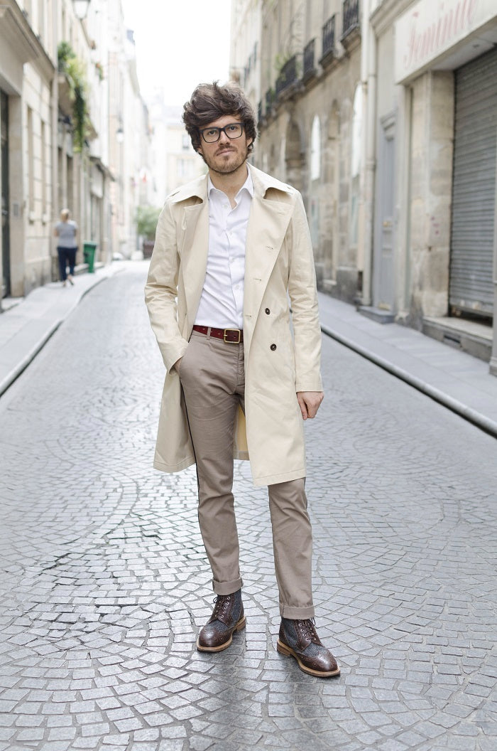 Trench beige BonneGueule x Ly Adams