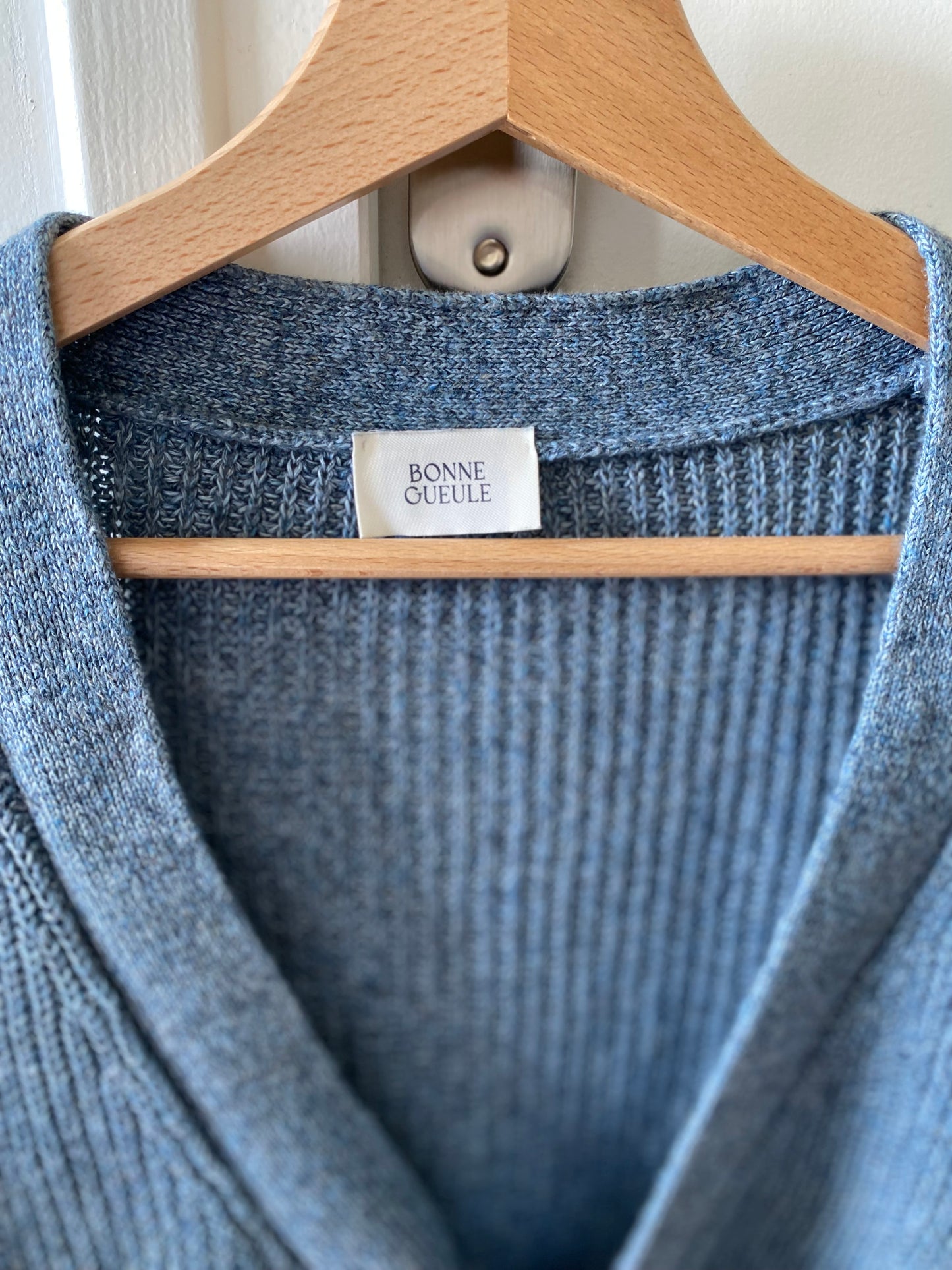 Cardigan Como bleu orage