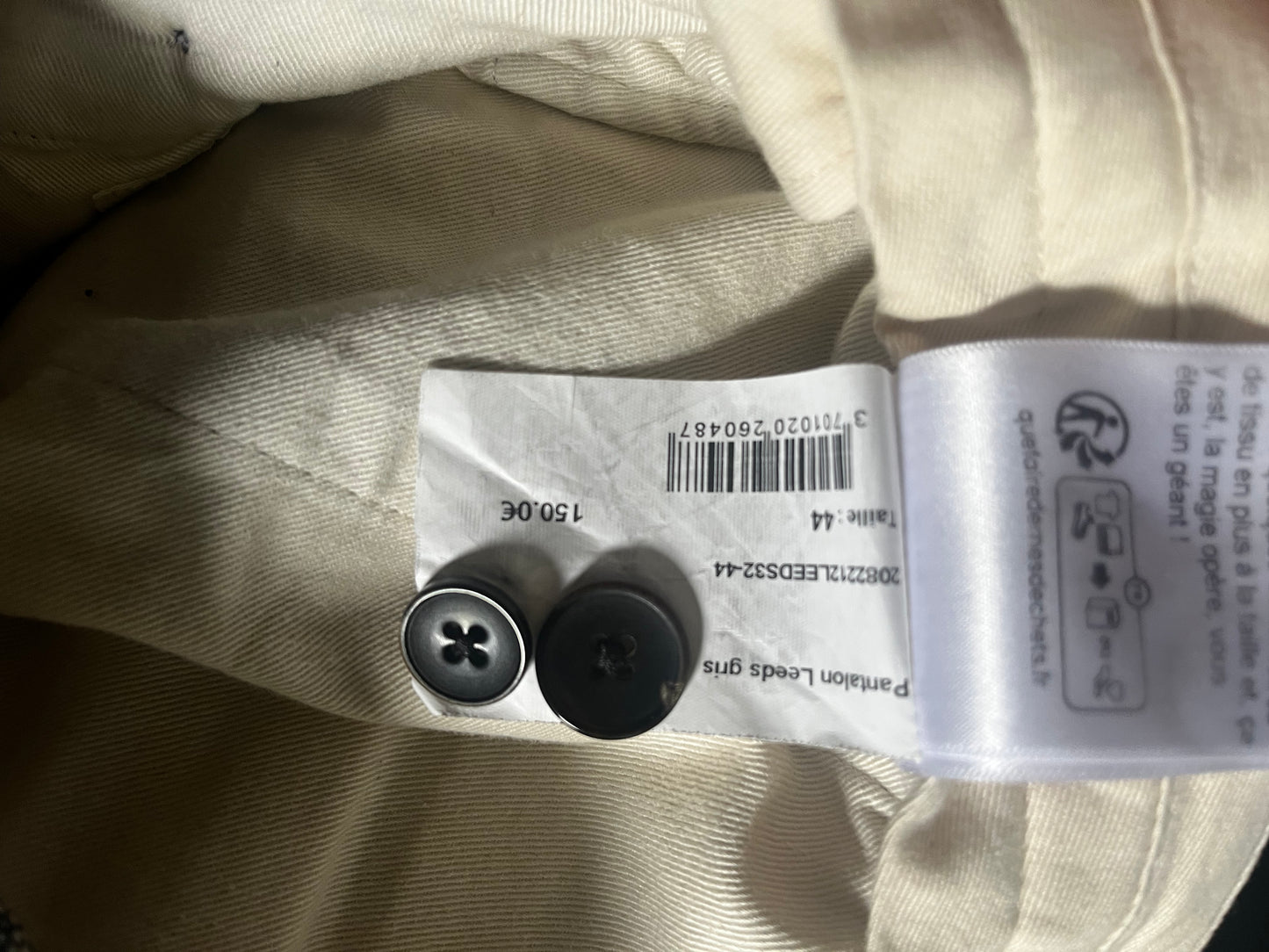 Pantalon Leeds gris