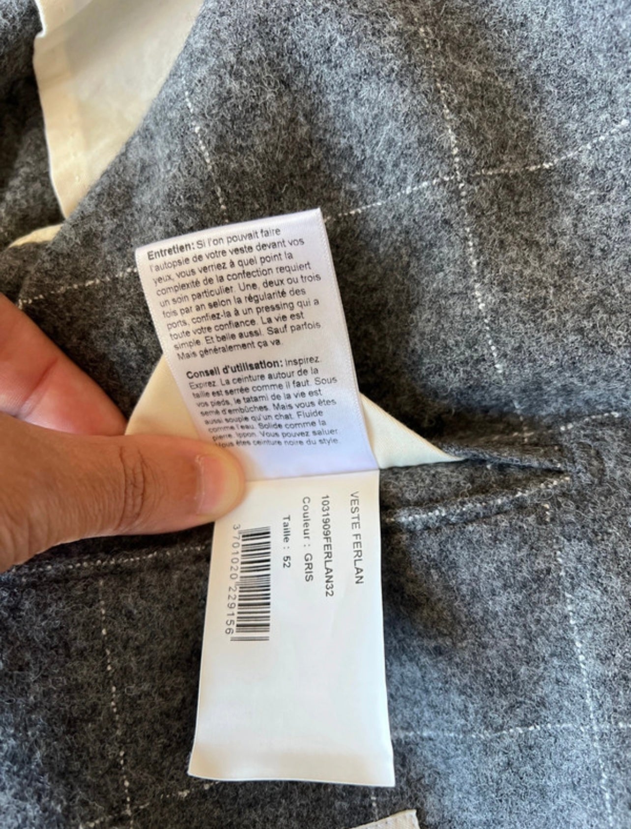 Veste Ferlan gris