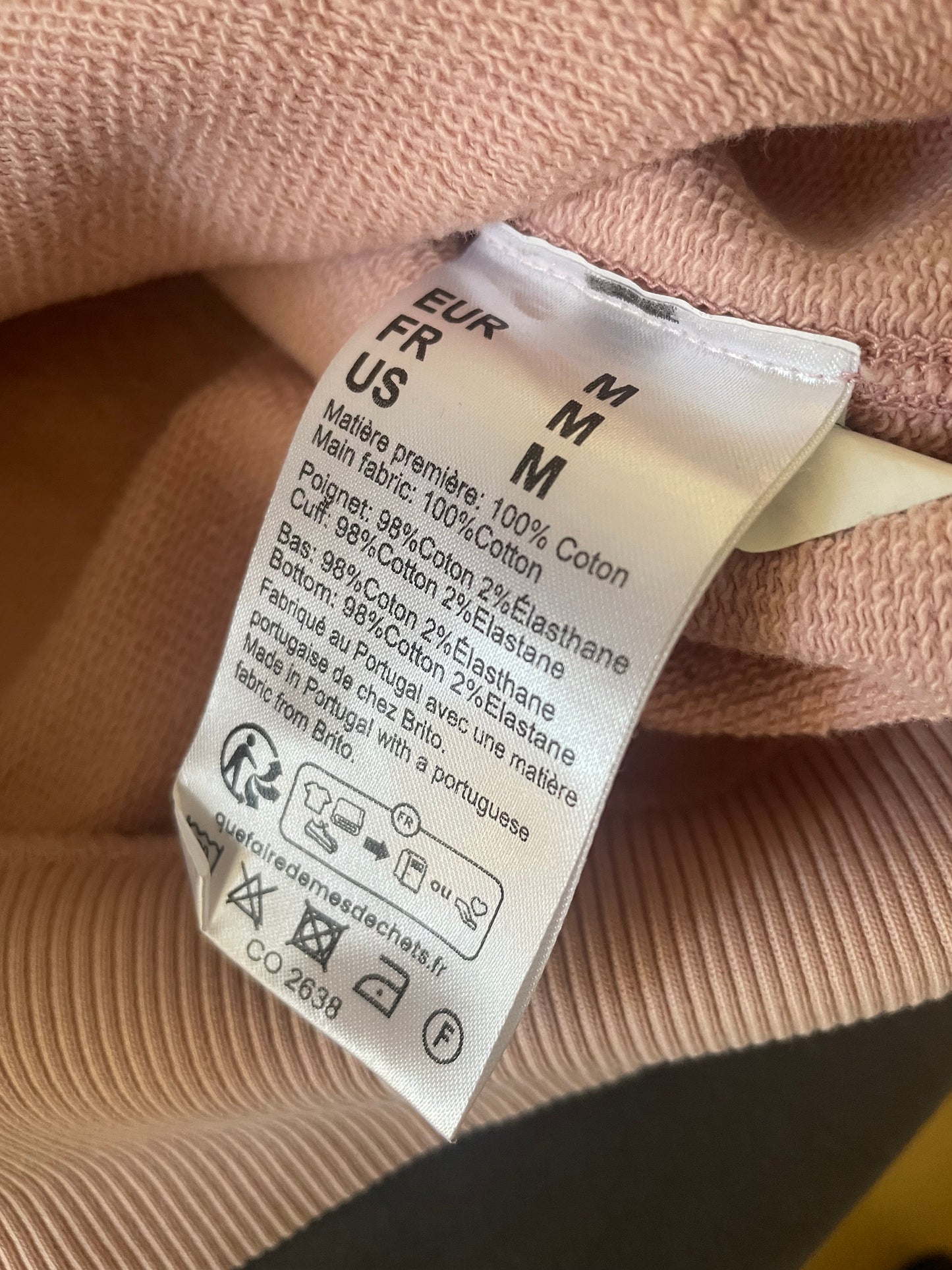 Hoodie Soajo rose pâle