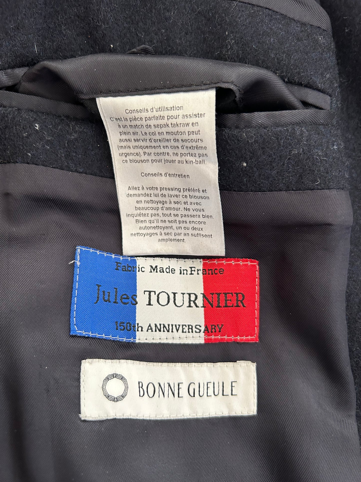 Blouson Bonnegueule x Jules Tournier col mouton