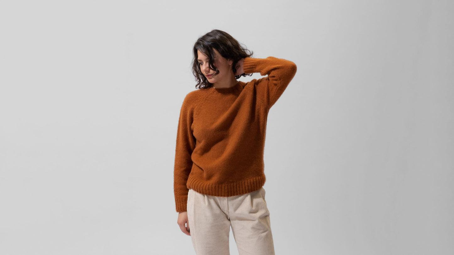 Pull Collodi orange-foncé
