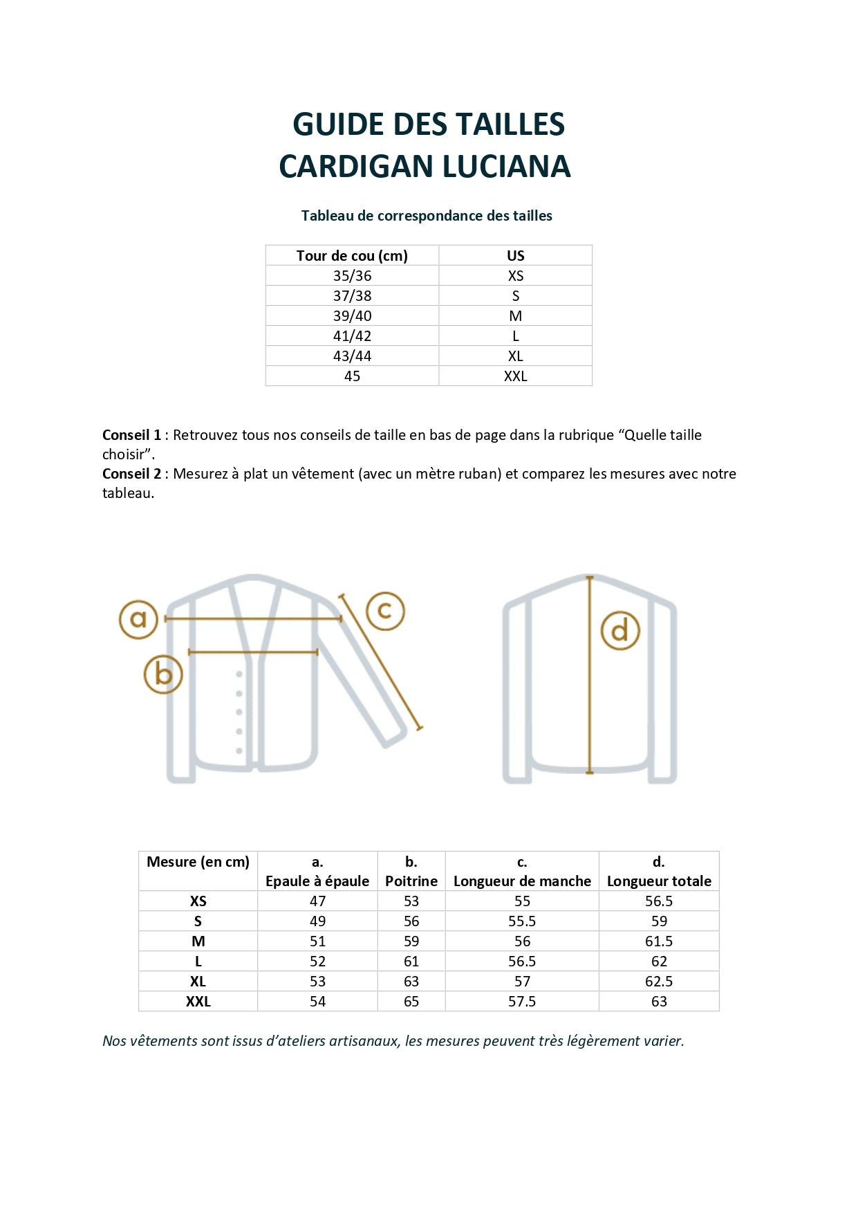 Cardigan Luciana beige