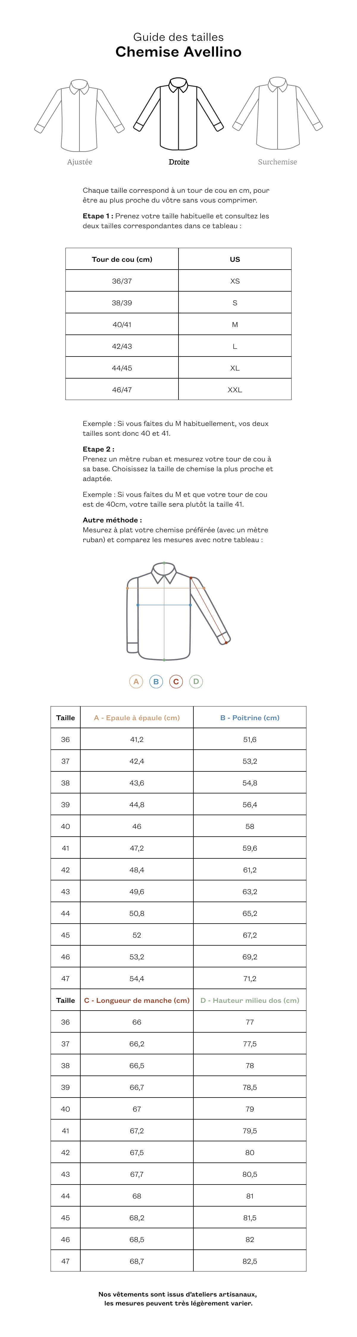 Chemise Avellino blanche