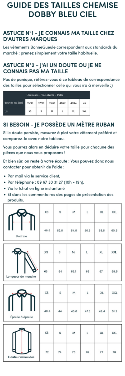 Chemise Beli bleu
