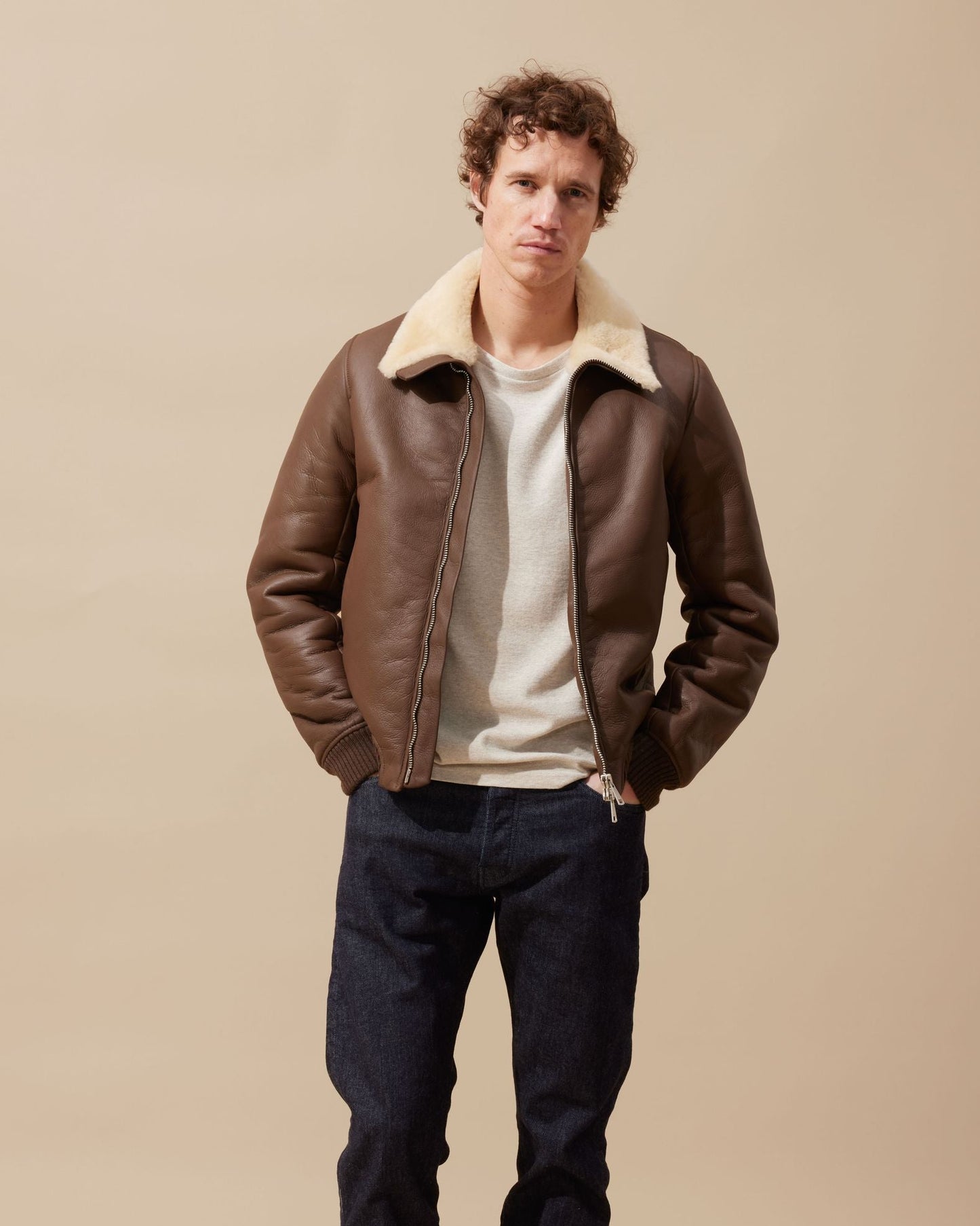 Peau Shaun marron