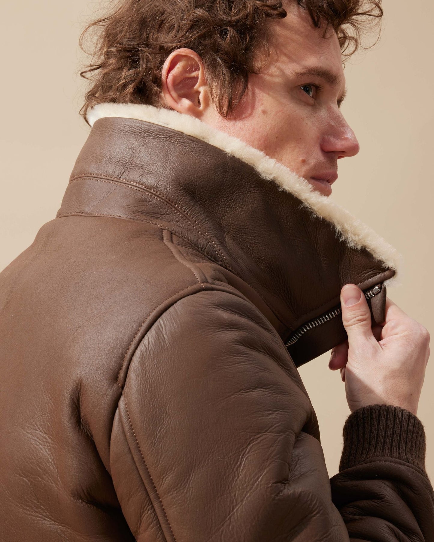 Peau Shaun marron