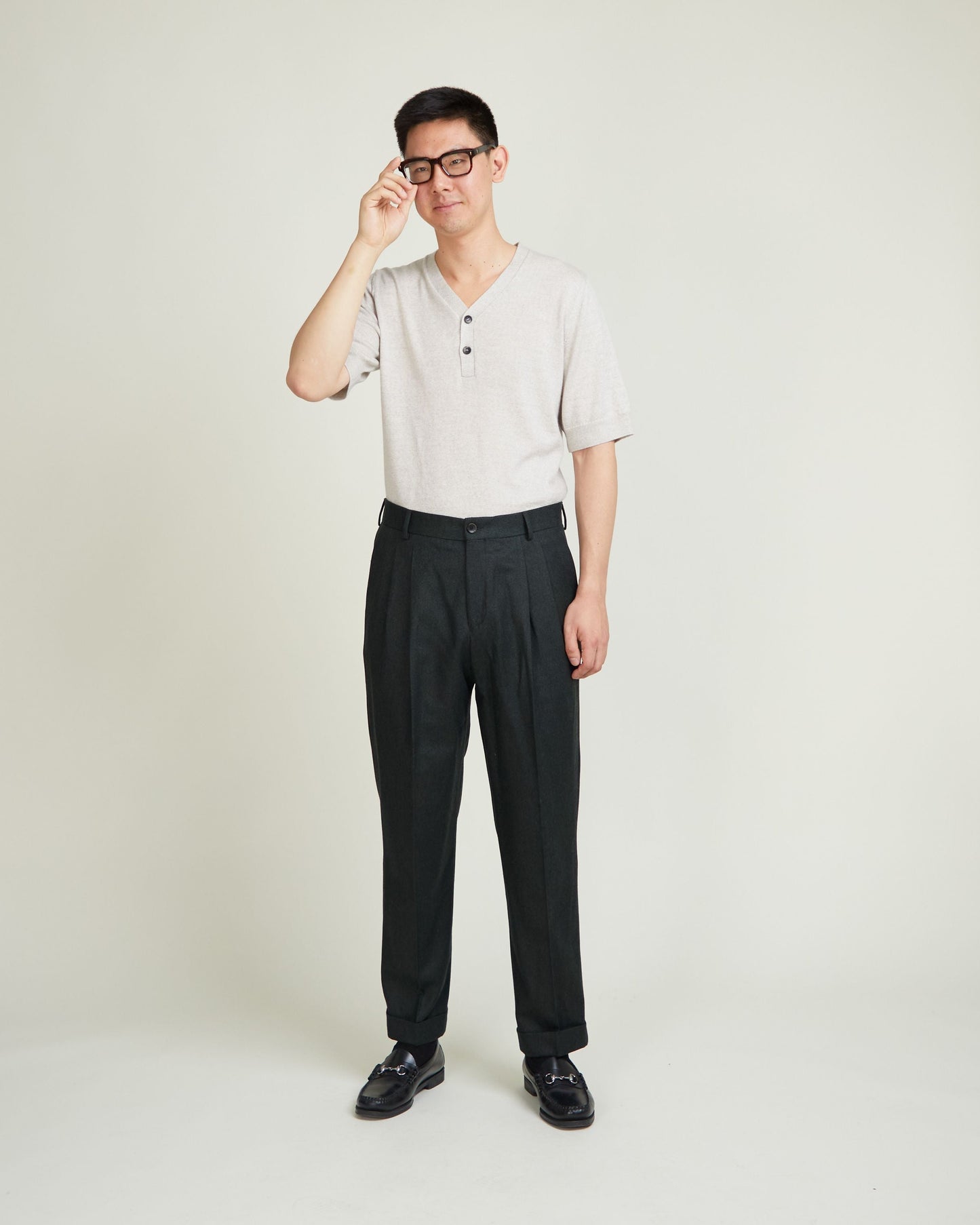 Pantalon Bergame kaki