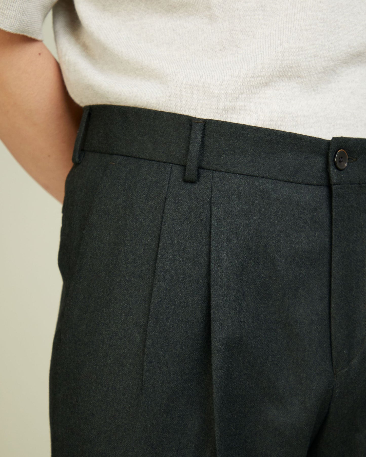 Pantalon Bergame kaki