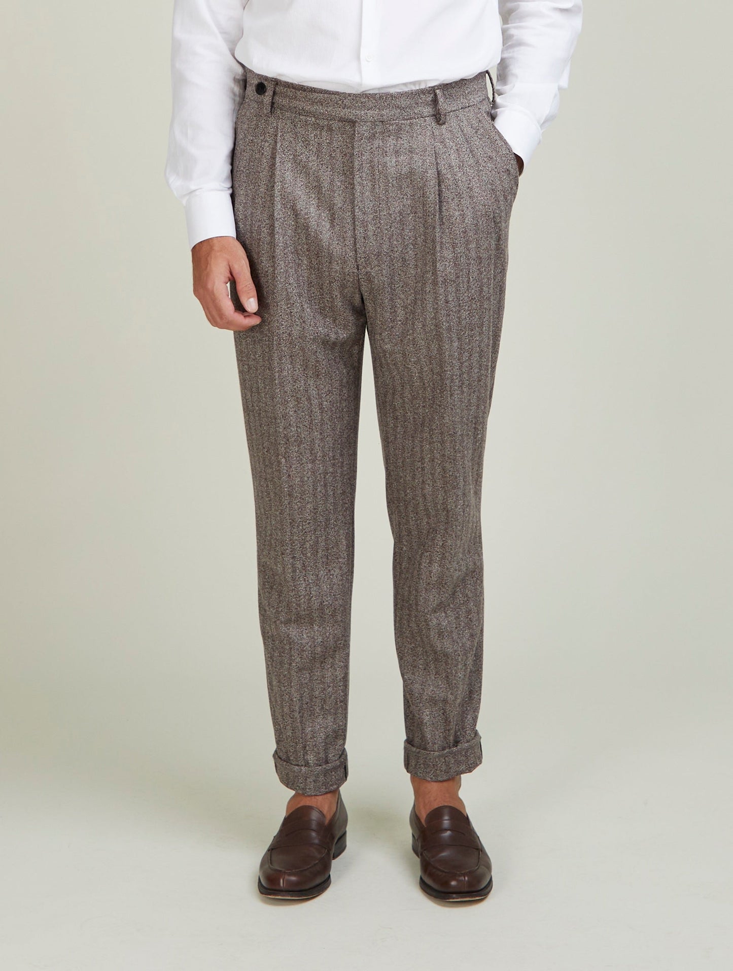 Pantalon Soncino marron
