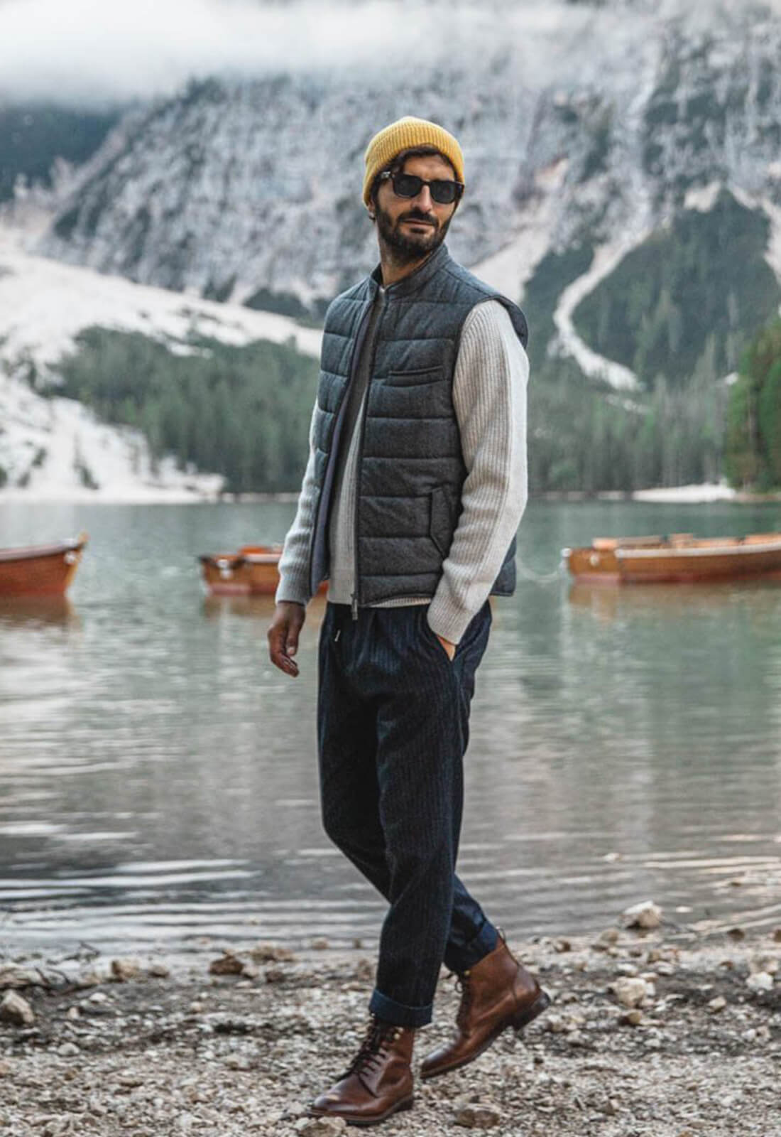 Gilet Sans Manches Paul anthracite