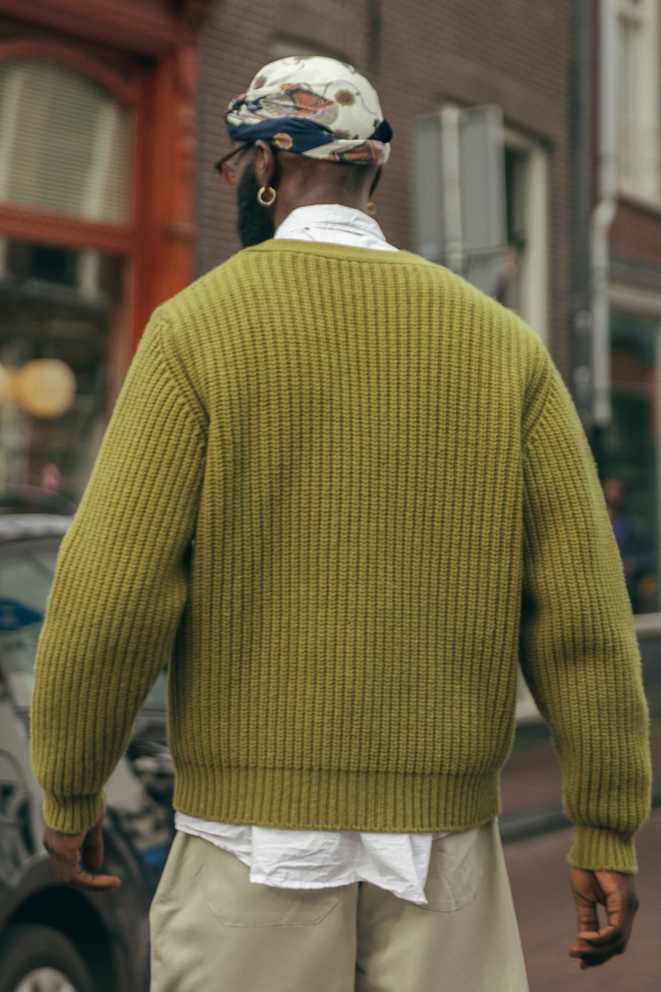 Cardigan Vicenza lichen