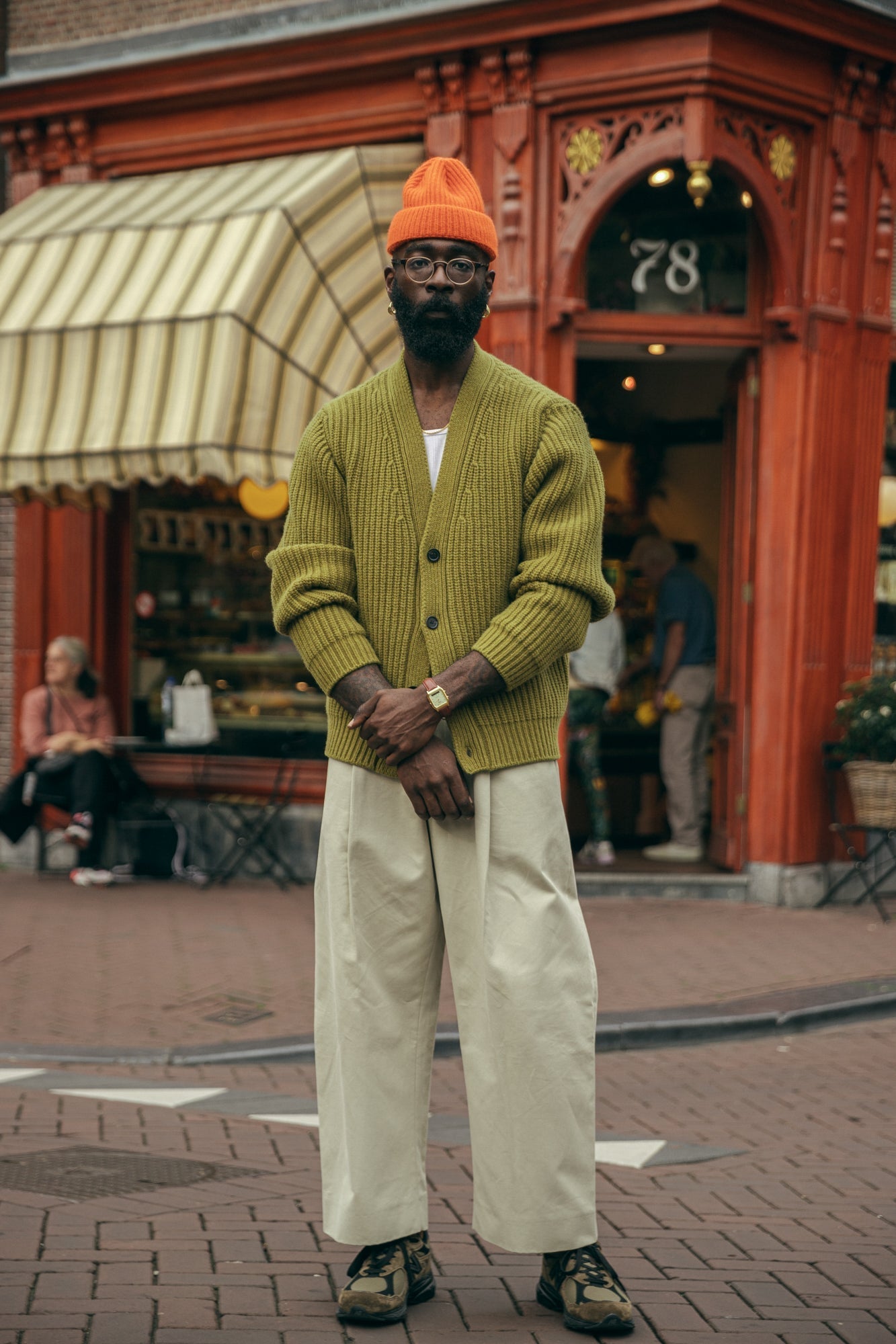 Cardigan Vicenza lichen