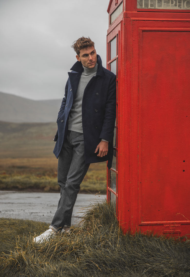 Manteau Gall bleu