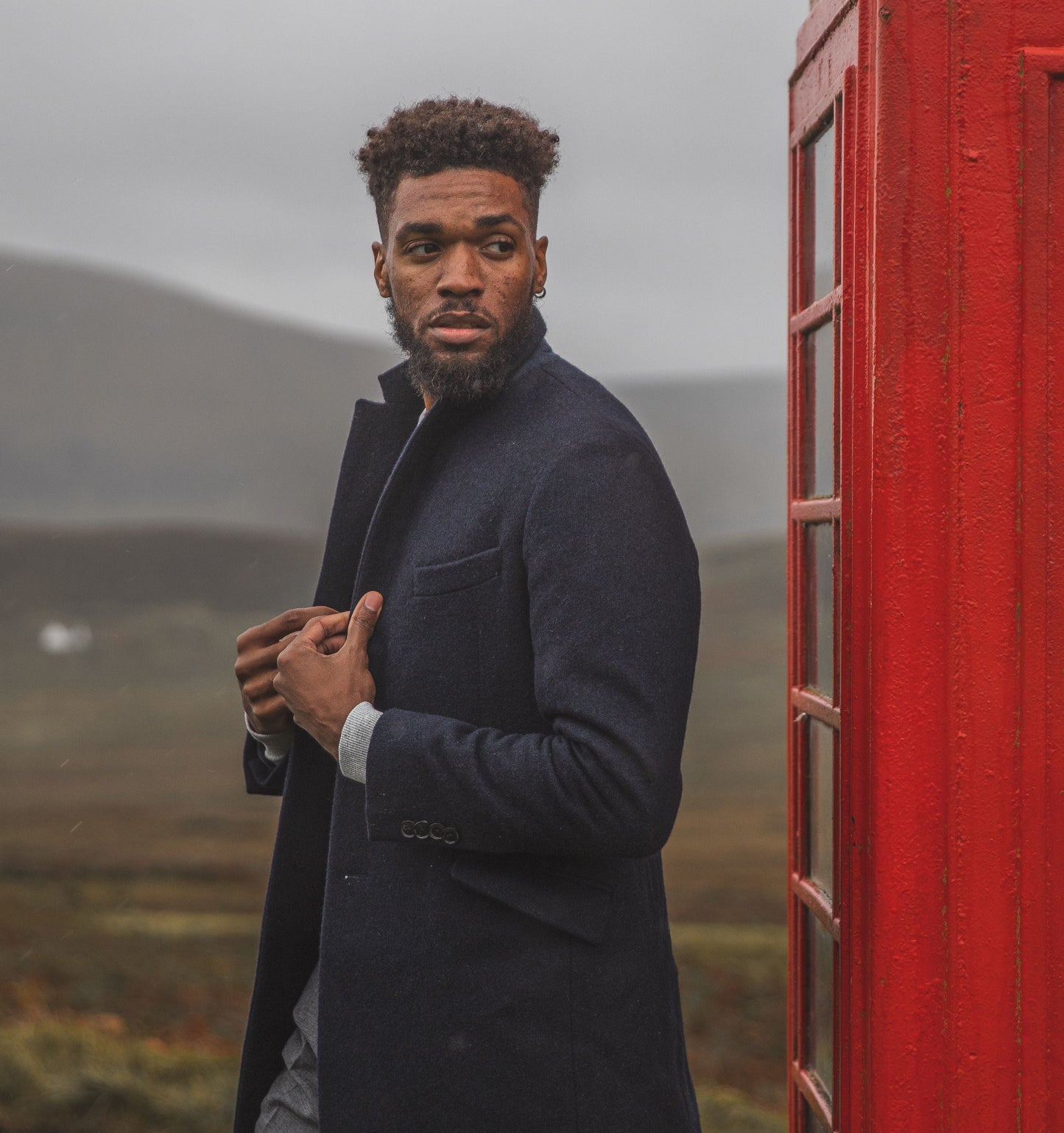 Manteau Leon bleu