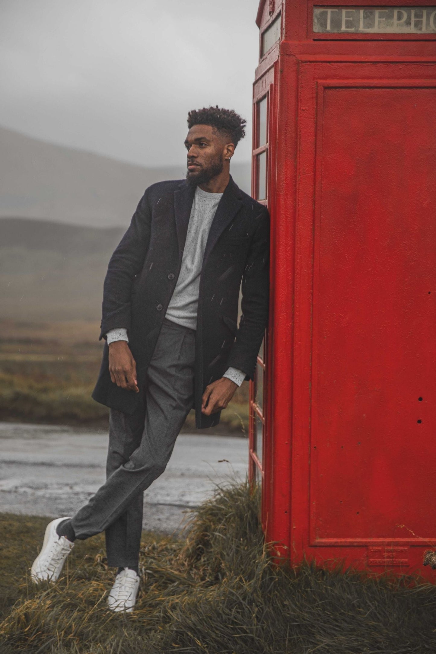 Manteau Leon bleu