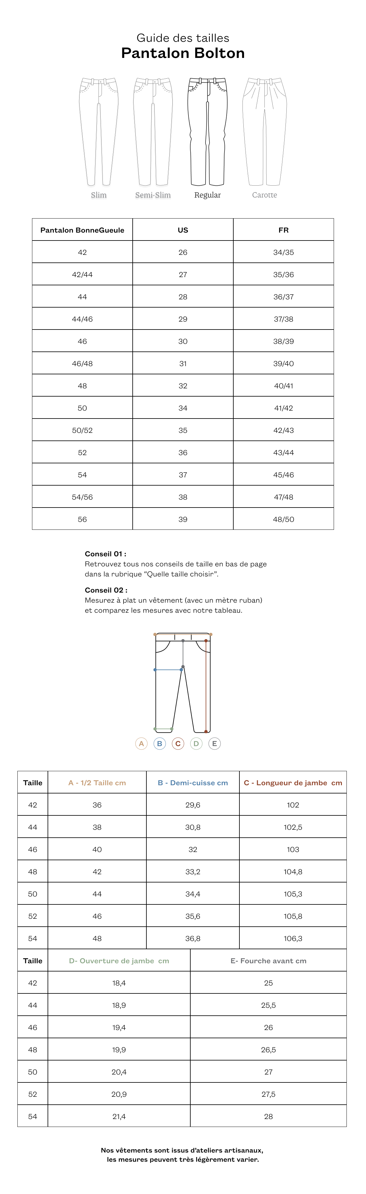 Pantalon Bolton terracotta