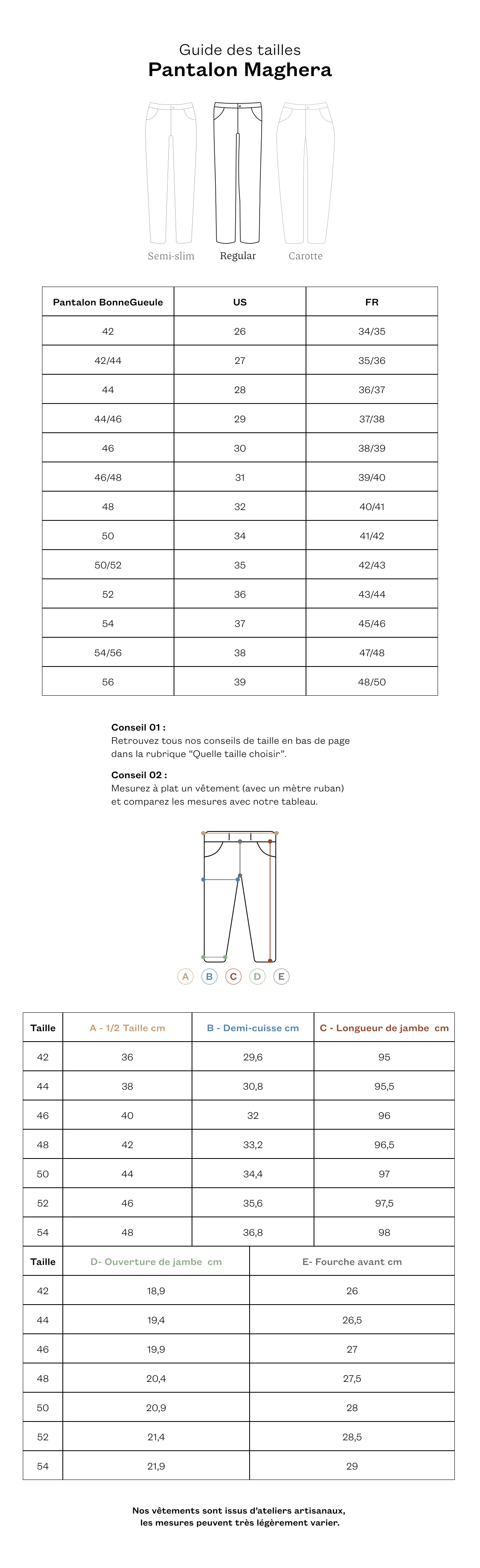 Pantalon Maghera bleu