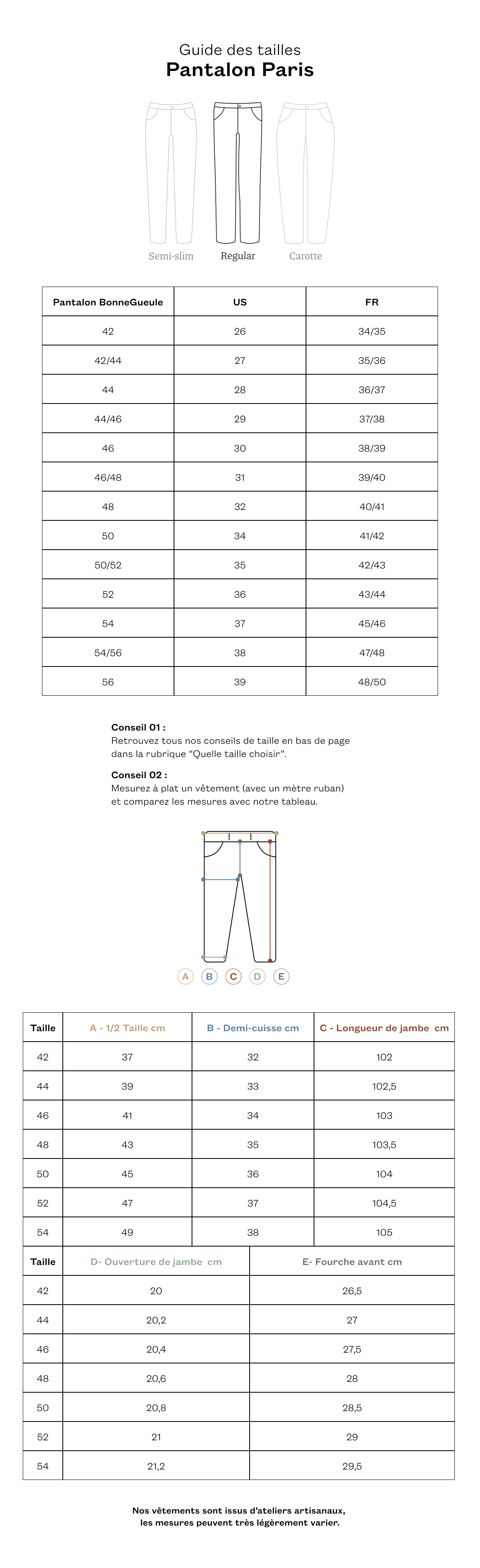 Pantalon Paris beige