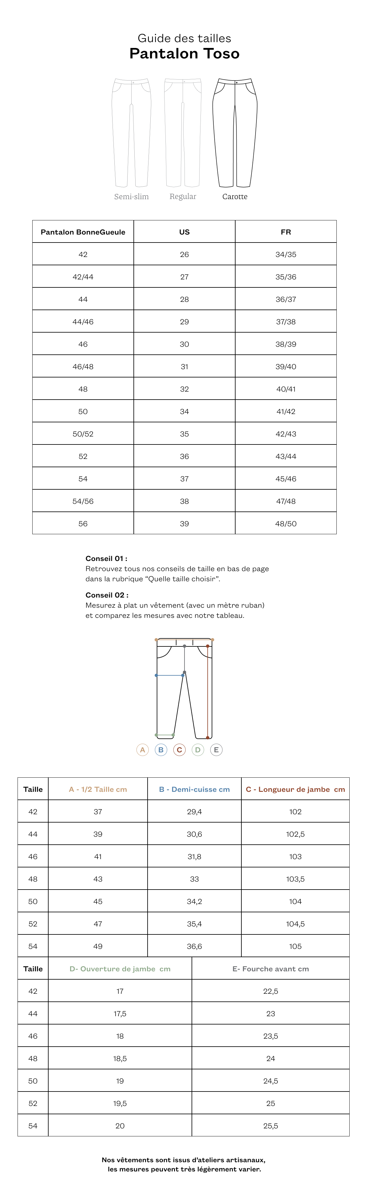 Pantalon Toso beige