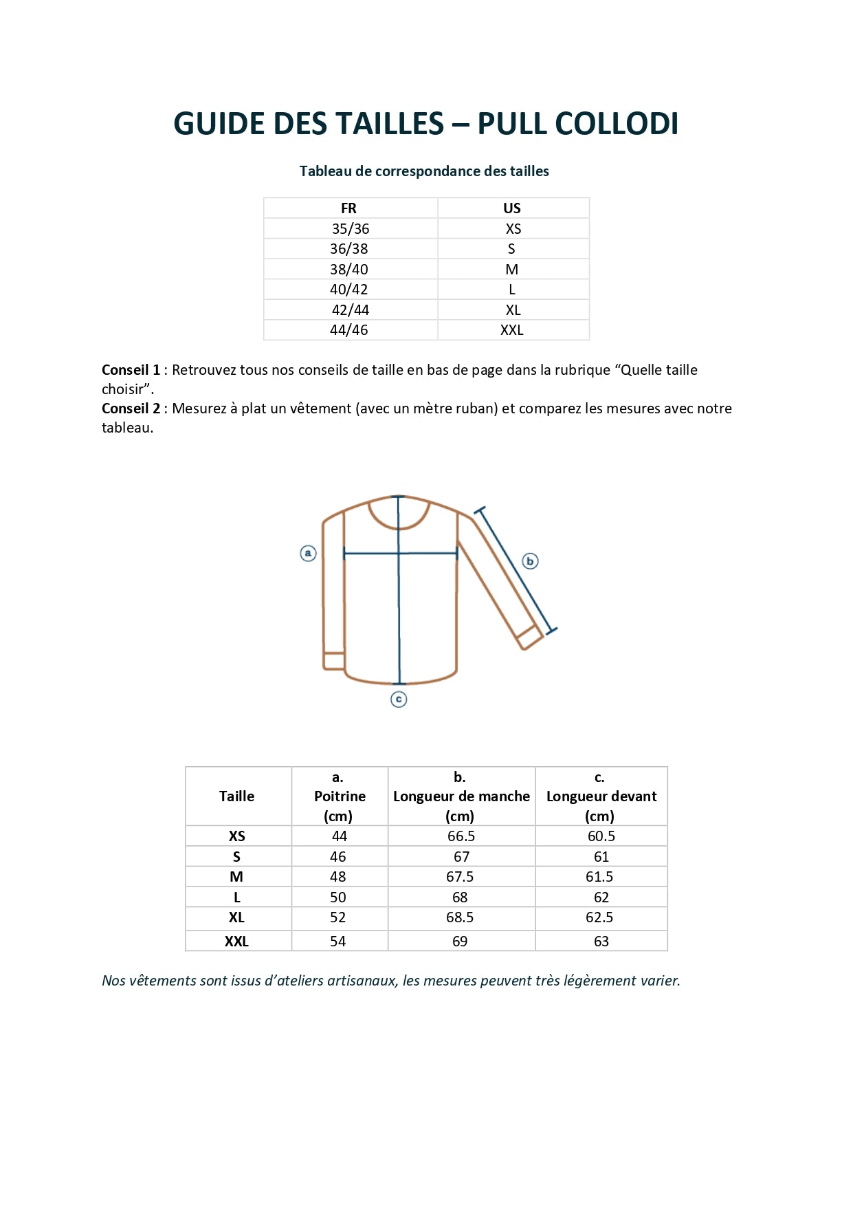 Pull Collodi orange-foncé