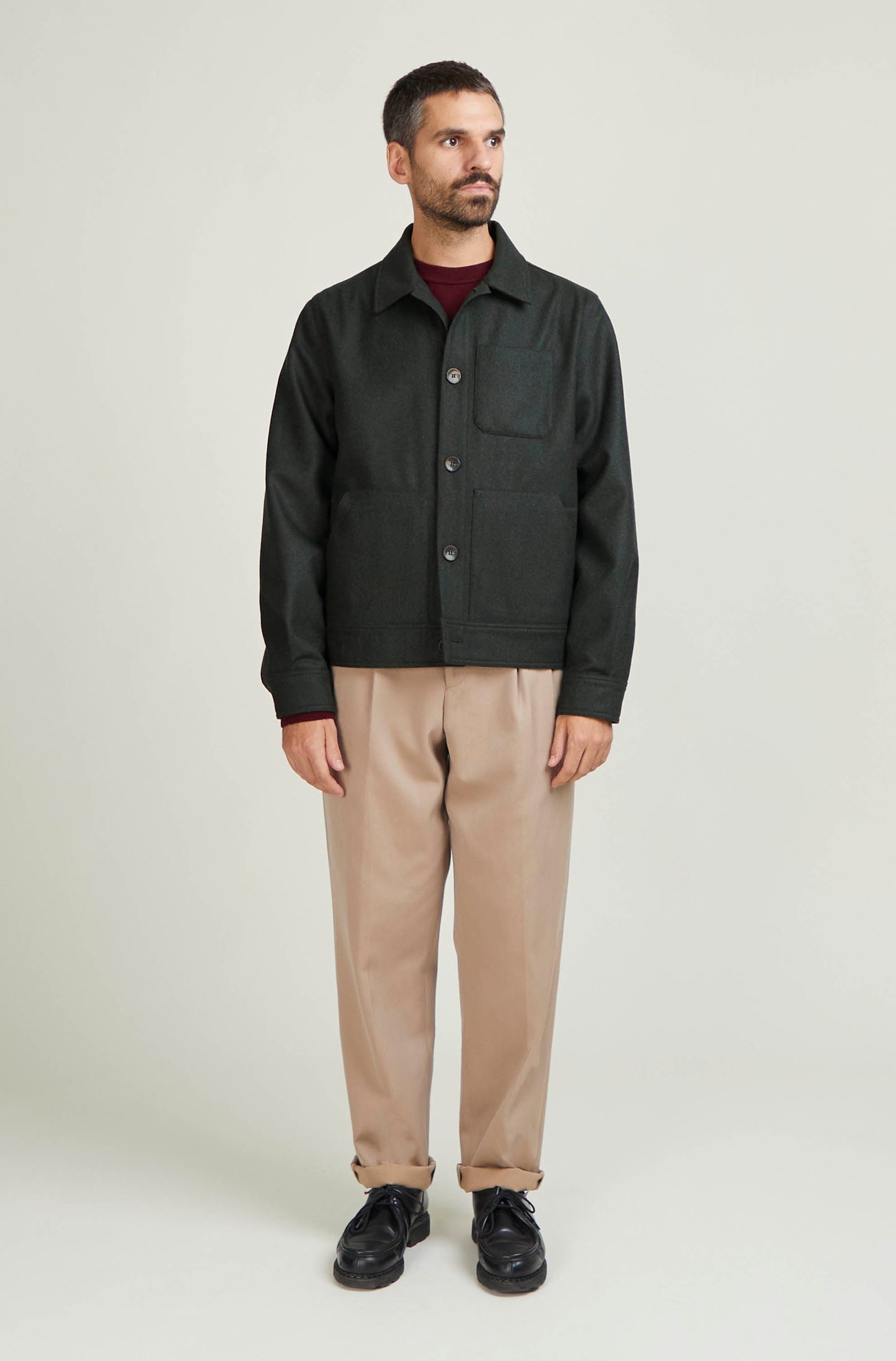 Veste Bergame kaki