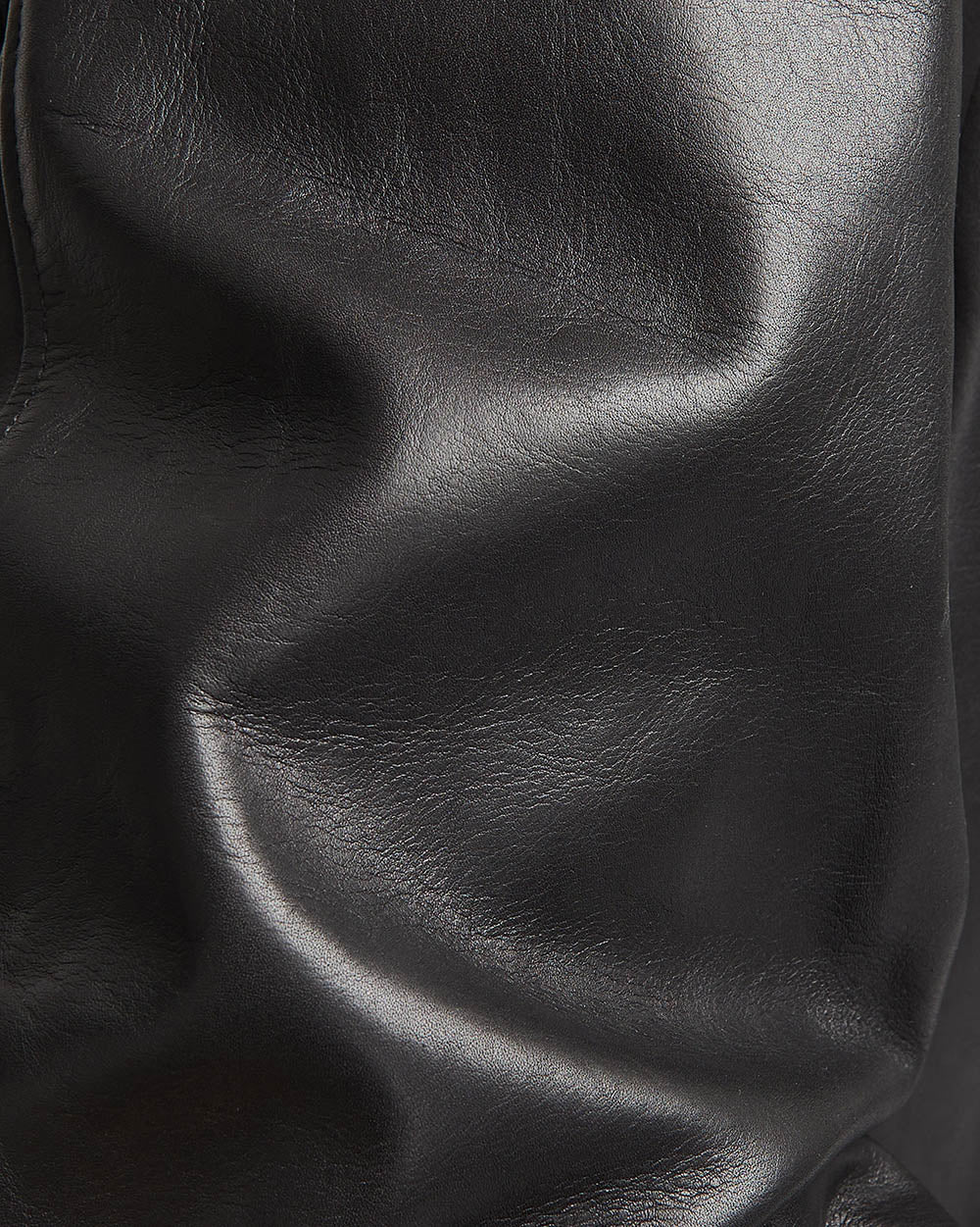 Veste en cuir Busca noir