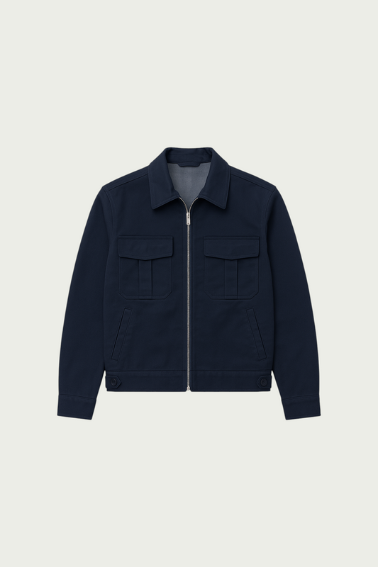 Blouson Spencer bleu