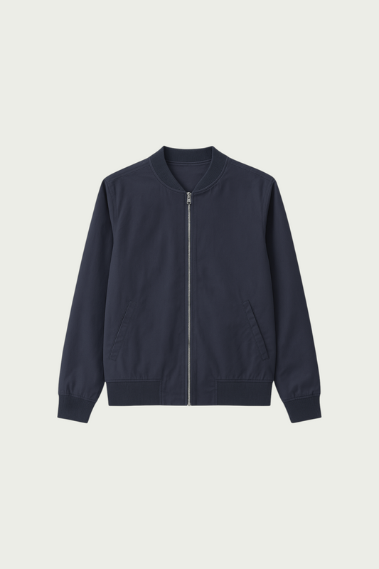 Bomber coupe-vent et déperlant bleu marine