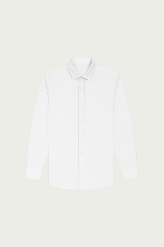 Chemise Jersey Blanche - Taille : S