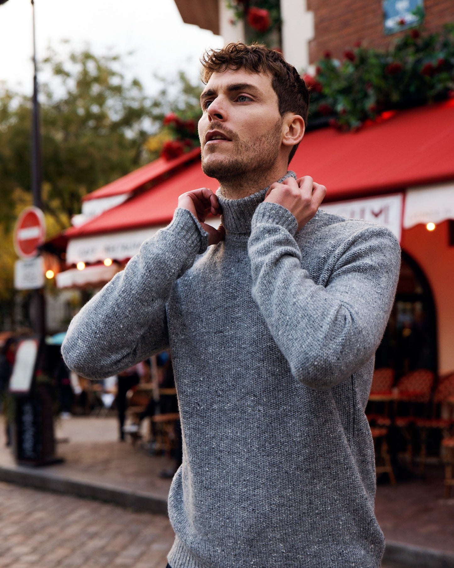 Pull Livigno gris